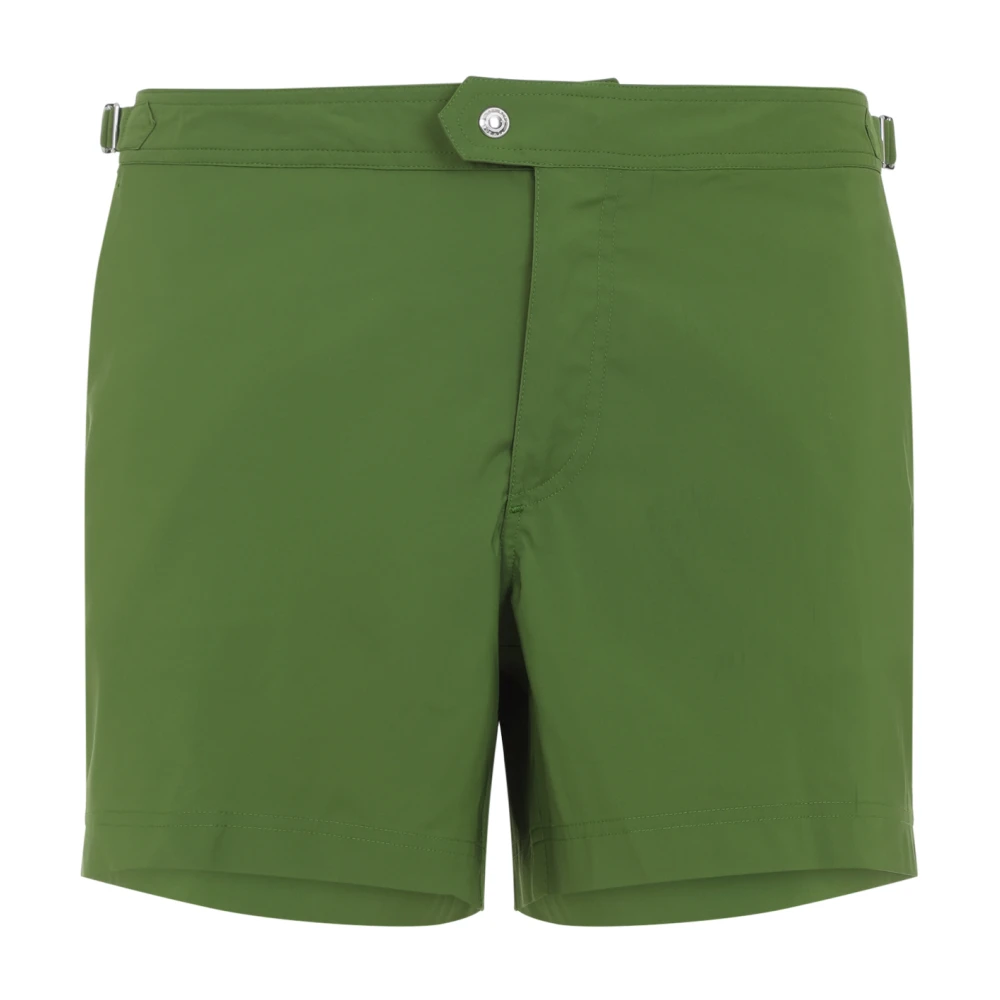 Tom Ford Men's Green Nylon Swim Short - Beachwear - M - Swimwear