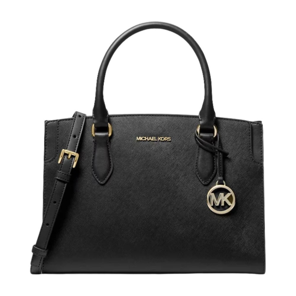 Michael Kors Women's Black Becca Satchel - Handbags - One Size - Bags