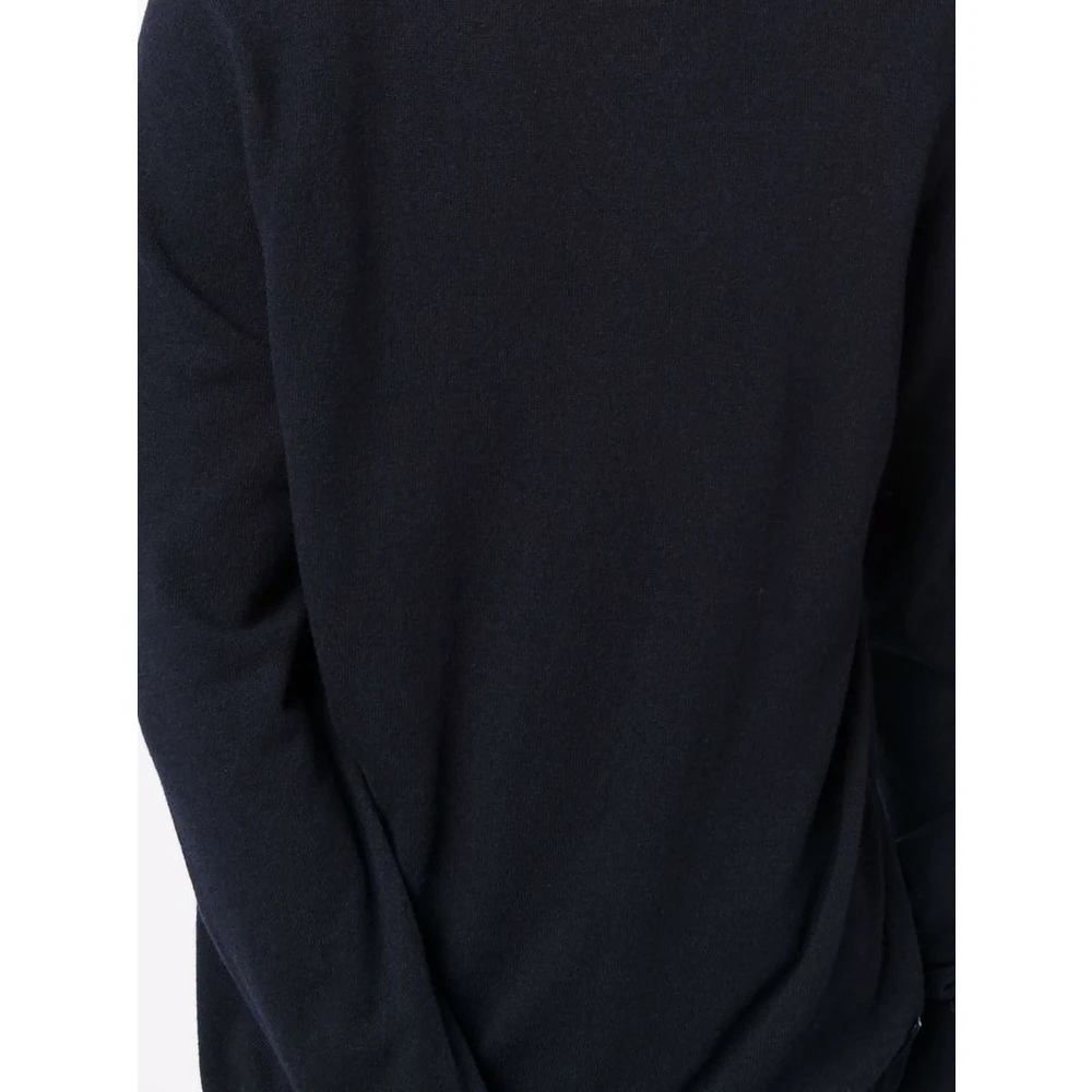 Barbour Marineblauwe wollen kasjmier trui Blue Heren