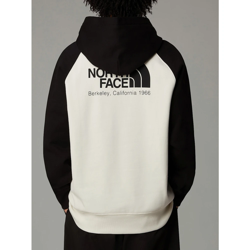 The North Face Heritage Hoodie Sweatshirt White Heren