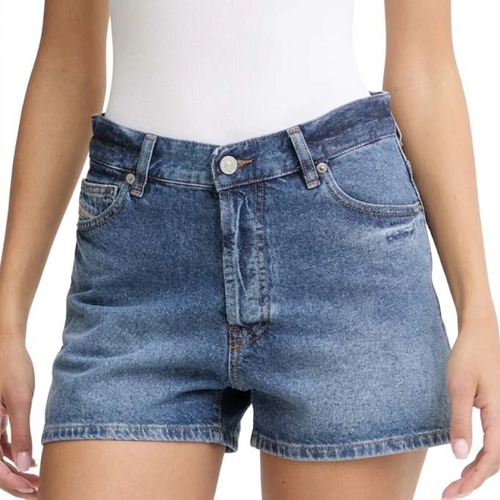 Diesel Donna Blu Pantaloncini, W27, New,