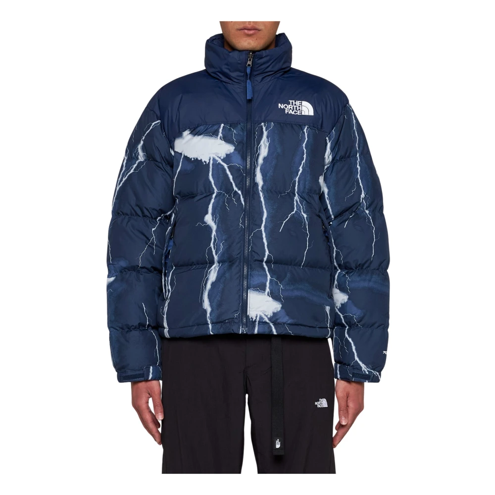 The North Face Down Jackets Blue Heren