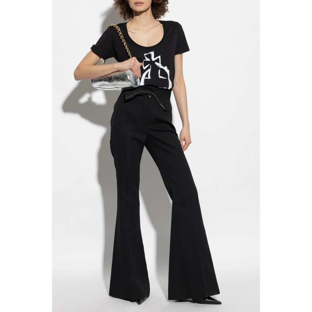 Vivienne Westwood T-shirt met logo Black Dames
