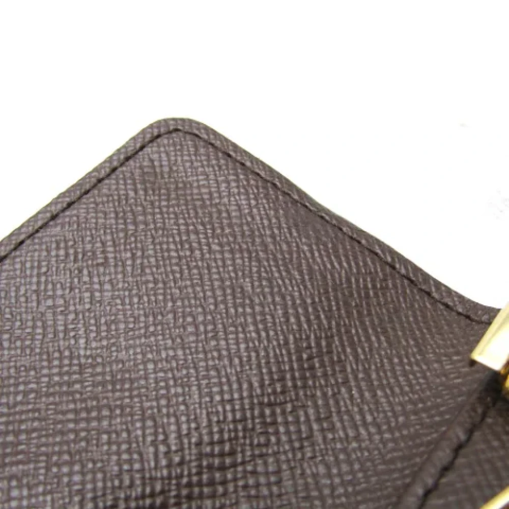 Louis Vuitton Vintage Pre-owned Fabric key-holders Brown Dames