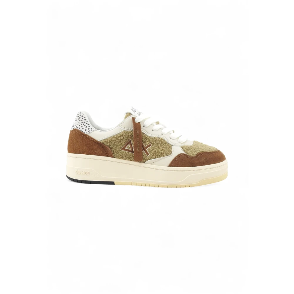 Sun68 Basket Love Lady Dames Schoenen Beige