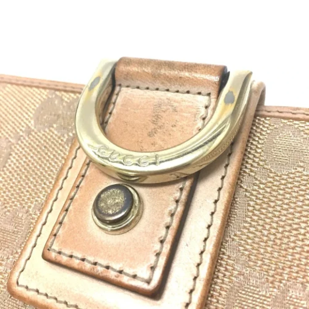 Gucci Vintage Pre-owned Canvas wallets Pink Dames