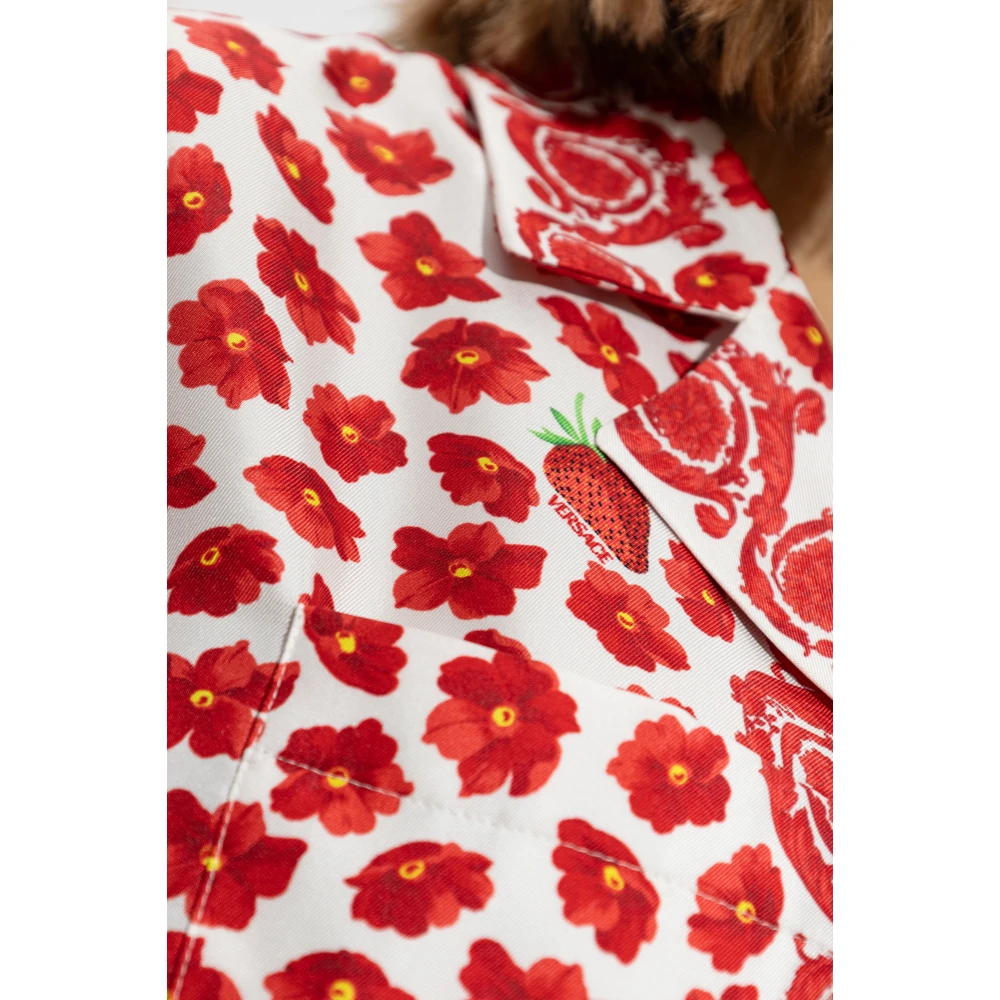 Versace Zijden overhemd Red Dames