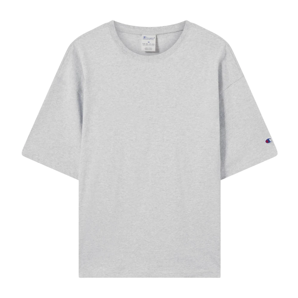 Champion Gray T-Shirt Cotone - Male - T-Shirts - Xl - Tops