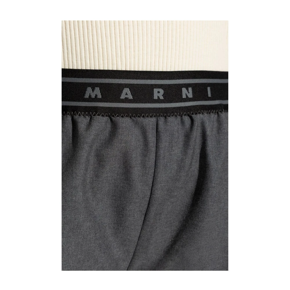 Marni Elegante Wollen Broek Gray Dames