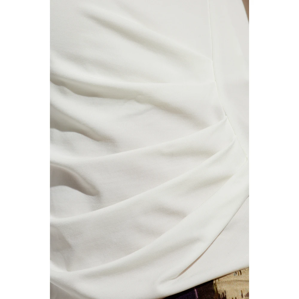 Max Mara Een-schouder top 'Spluga' Beige Dames
