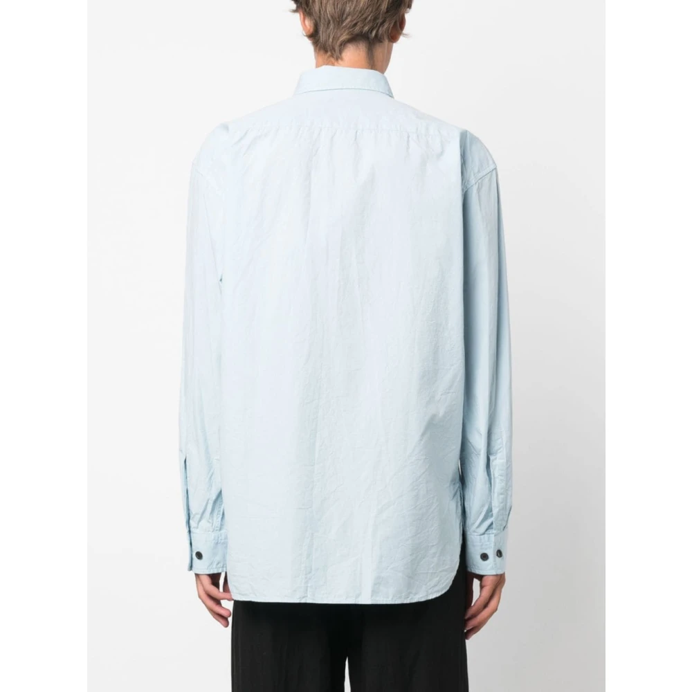Dries Van Noten Casual wit overhemd Blue Heren