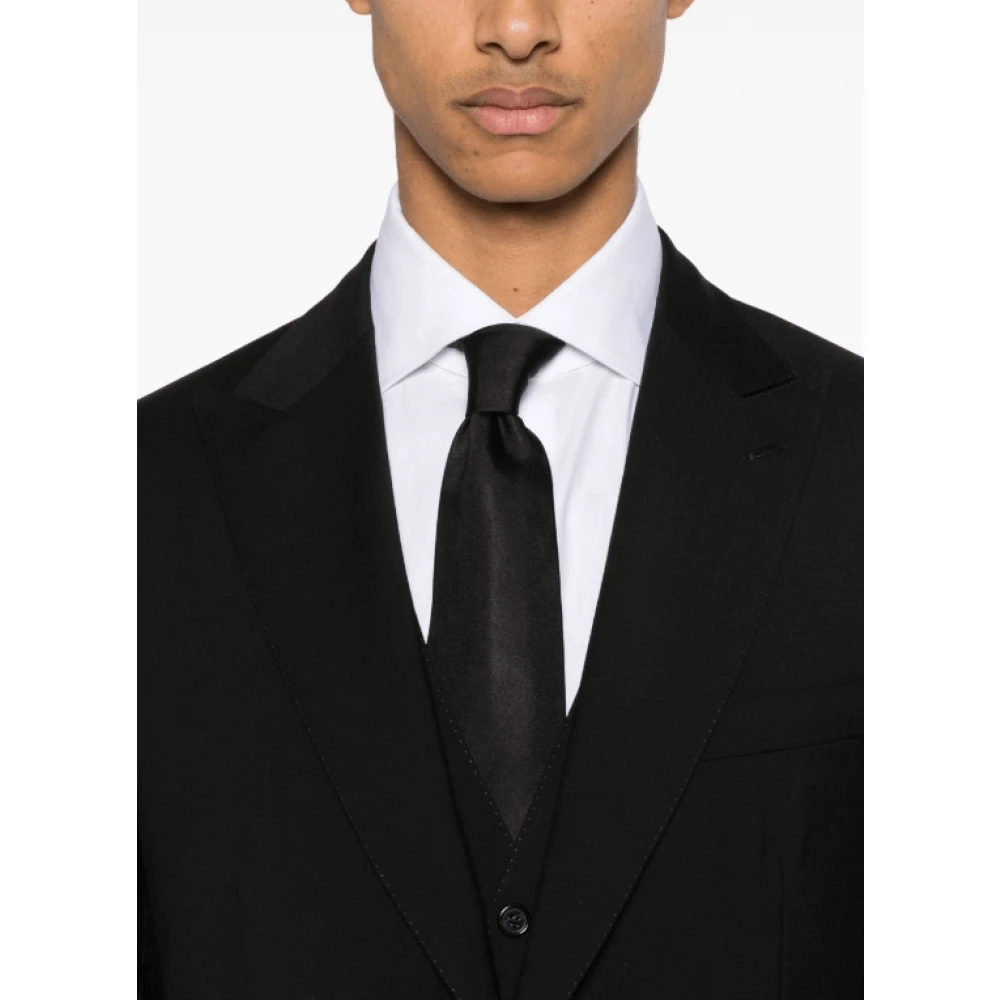 Brioni Klassiek Zwart Pak Set Black Heren
