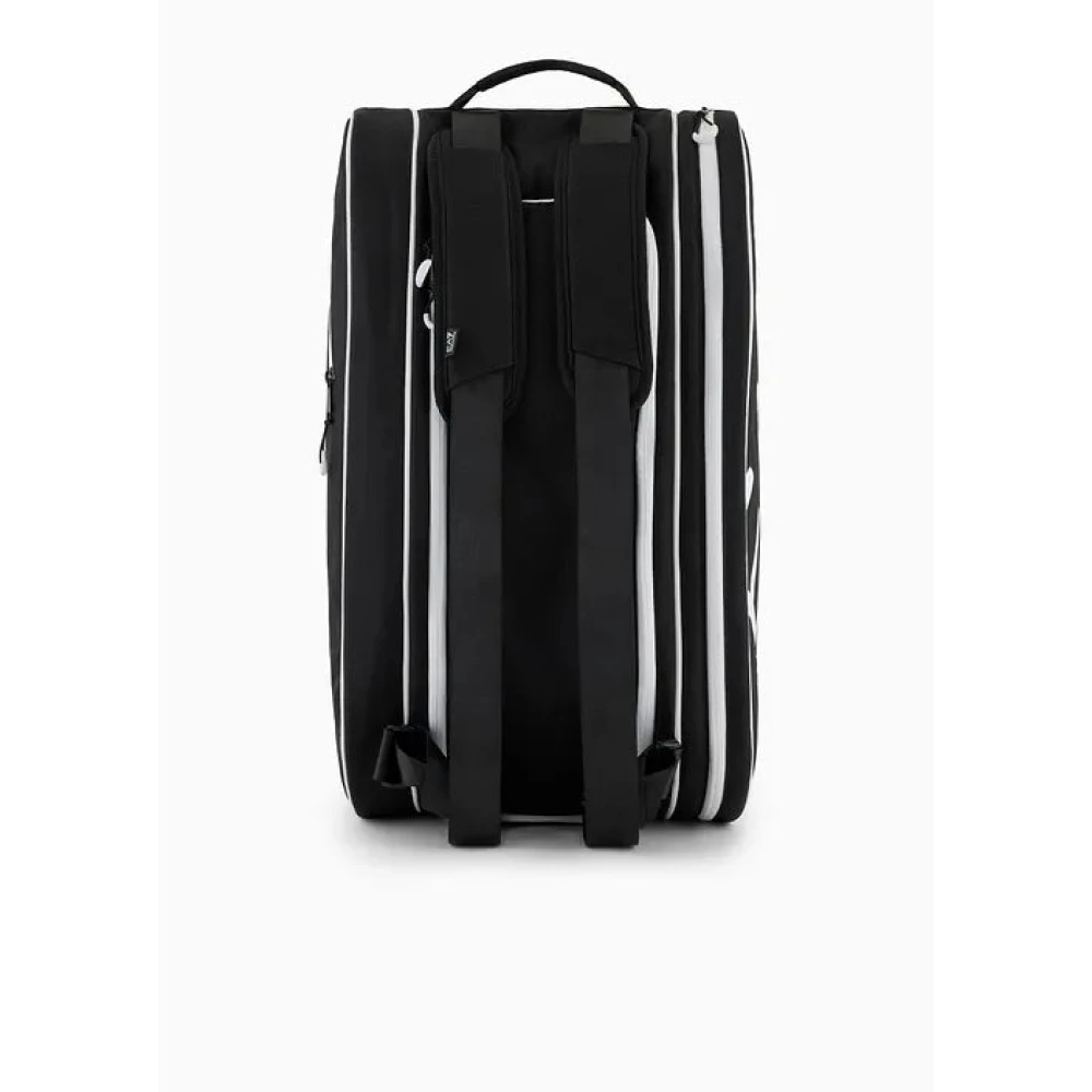 Emporio Armani EA7 Zwarte schoudertas voor atleten Black Heren