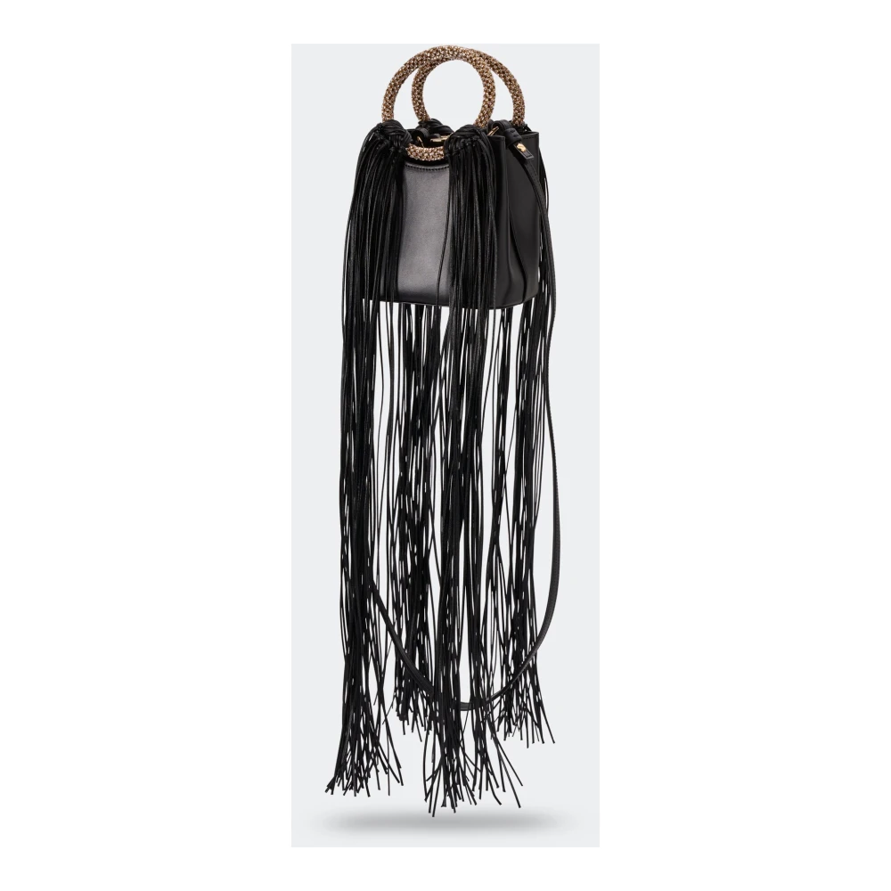 Hibourama Bimba Fringe Mini Black Dames