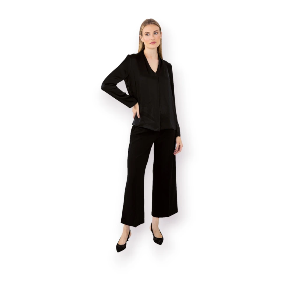 Joseph Ribkoff Polyester Blouse met Moderne Stijl Black Dames