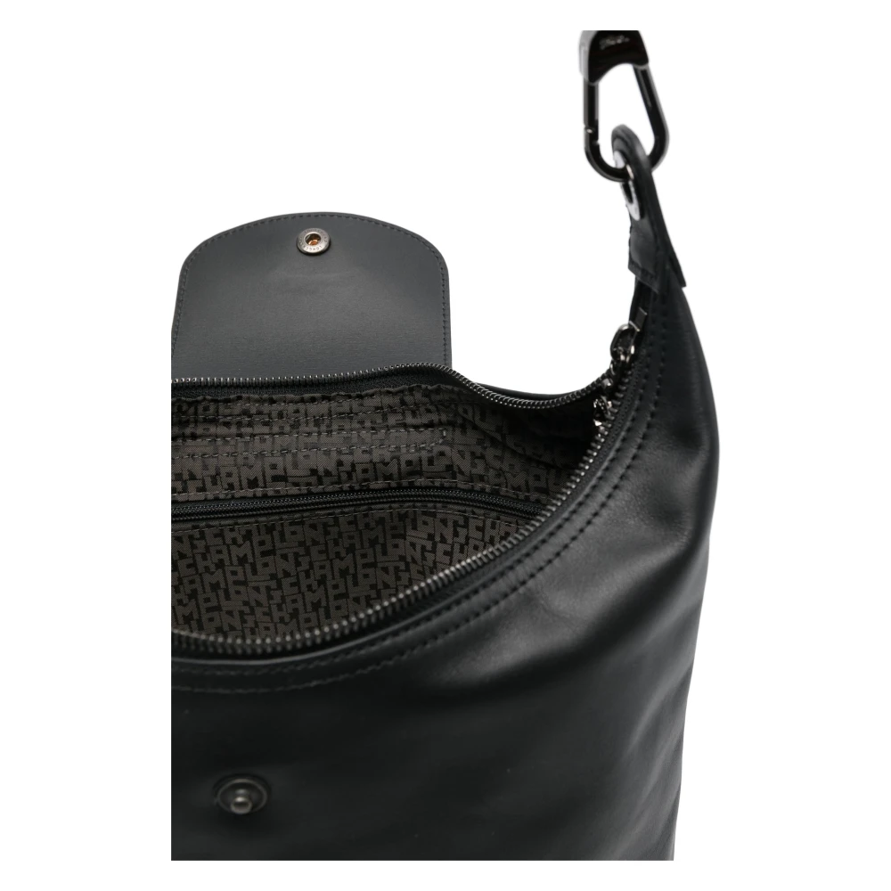Longchamp Xtra Opvouwbare Tas in Zwart Black Dames