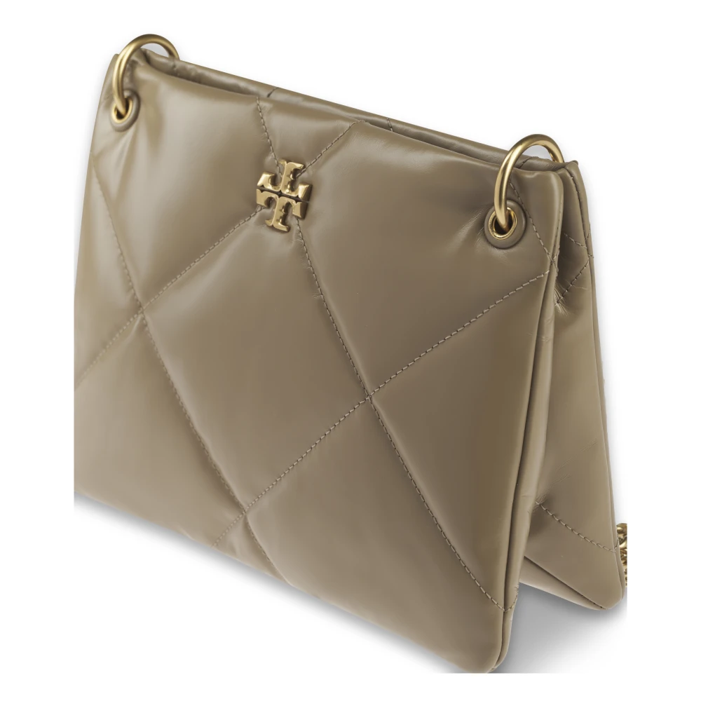 TORY BURCH Diamant Quilt Kleine Schoudertas Beige Dames