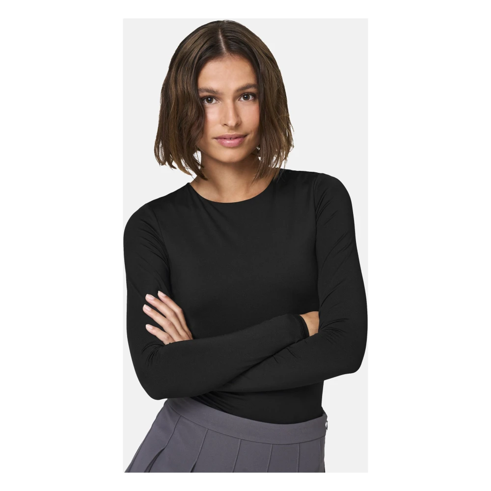 Only Elegant Basic Bodysuit Black Dames