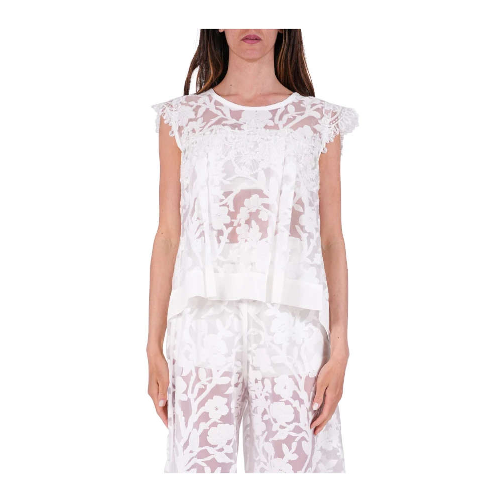Tops > Sleeveless Tops - - Maurizio Mykonos - Modalova