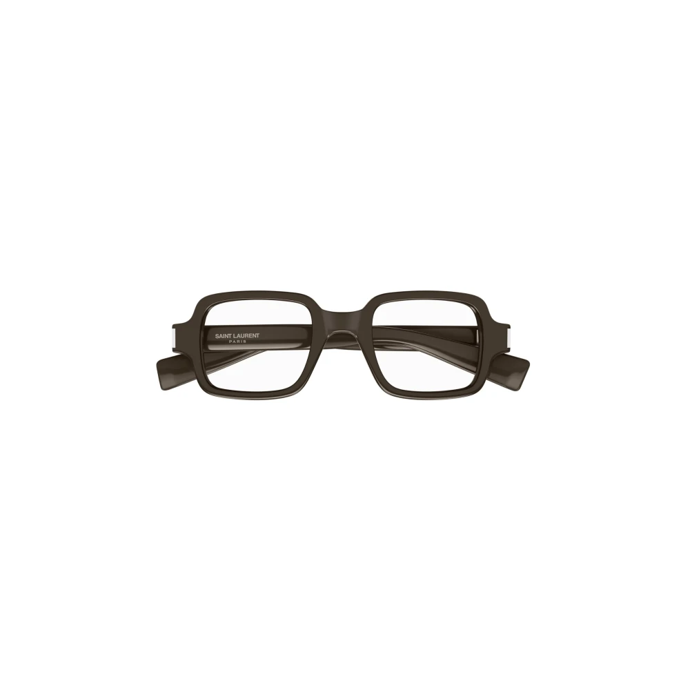 Saint Laurent Acetaat zonnebril Brown Unisex