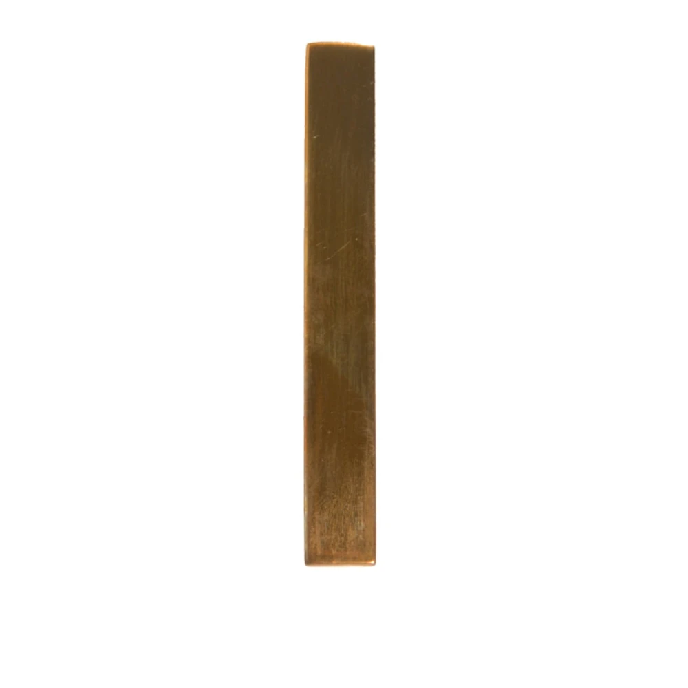 Dolce & Gabbana Men's Yellow Gold Brass Logo Tie Clip Bar - Clips Bars - One Size - Accessories