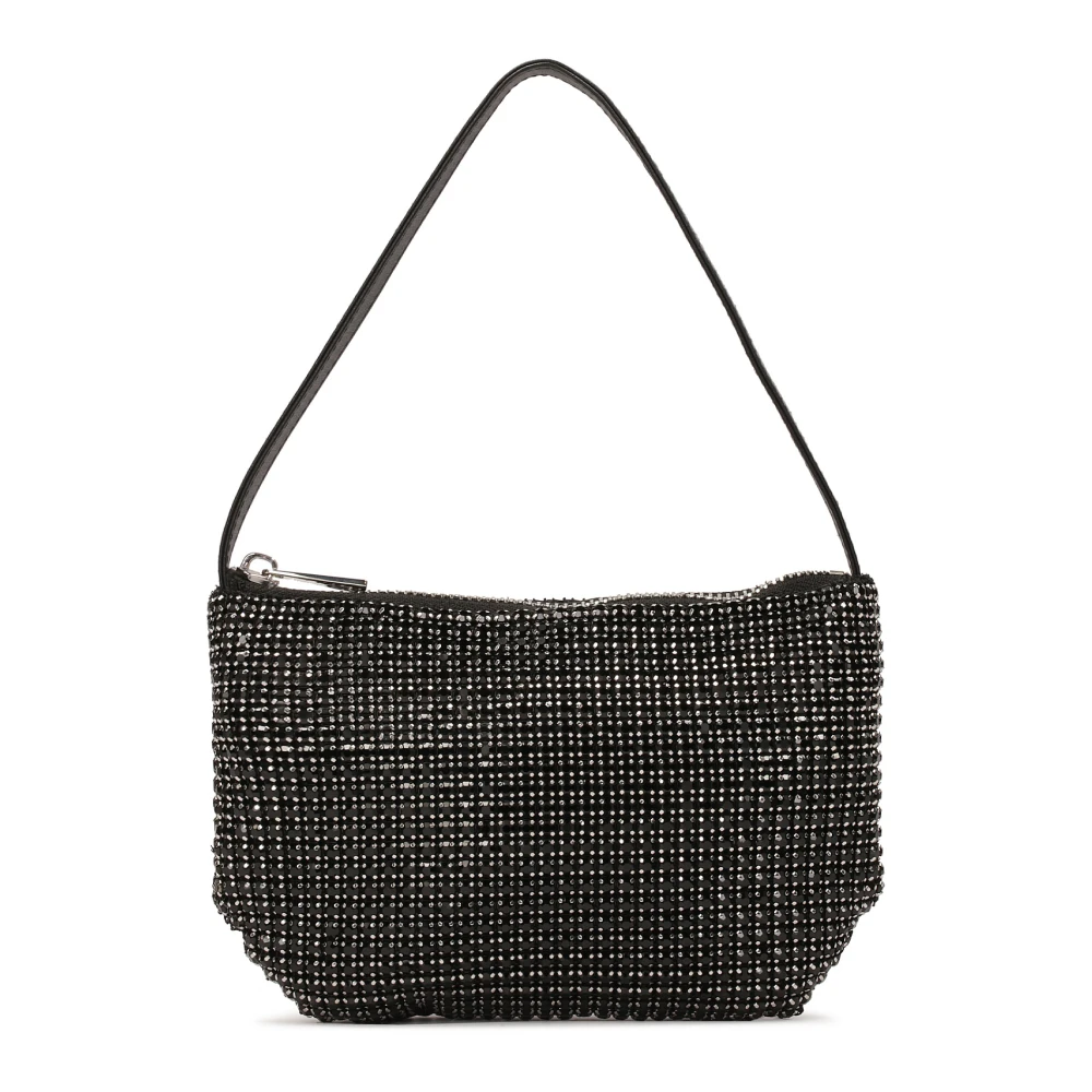 Kazar Zwarte glanzende kleine handtas Black Dames