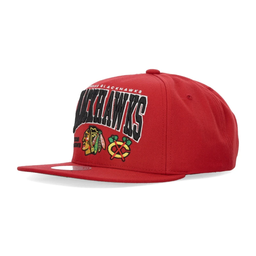 Mitchell & Ness Chicago Blackhawks NHL Champ Snapback Pet Red Heren