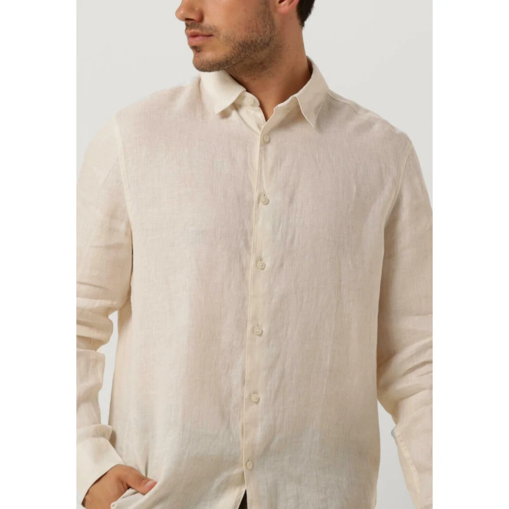 drykorn Heren Casual Overhemd Ramis Beige Heren