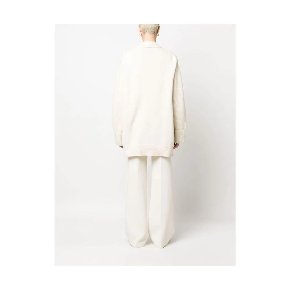 Sa Su Phi Kasjmier Sjaal-Detail Vest White Dames
