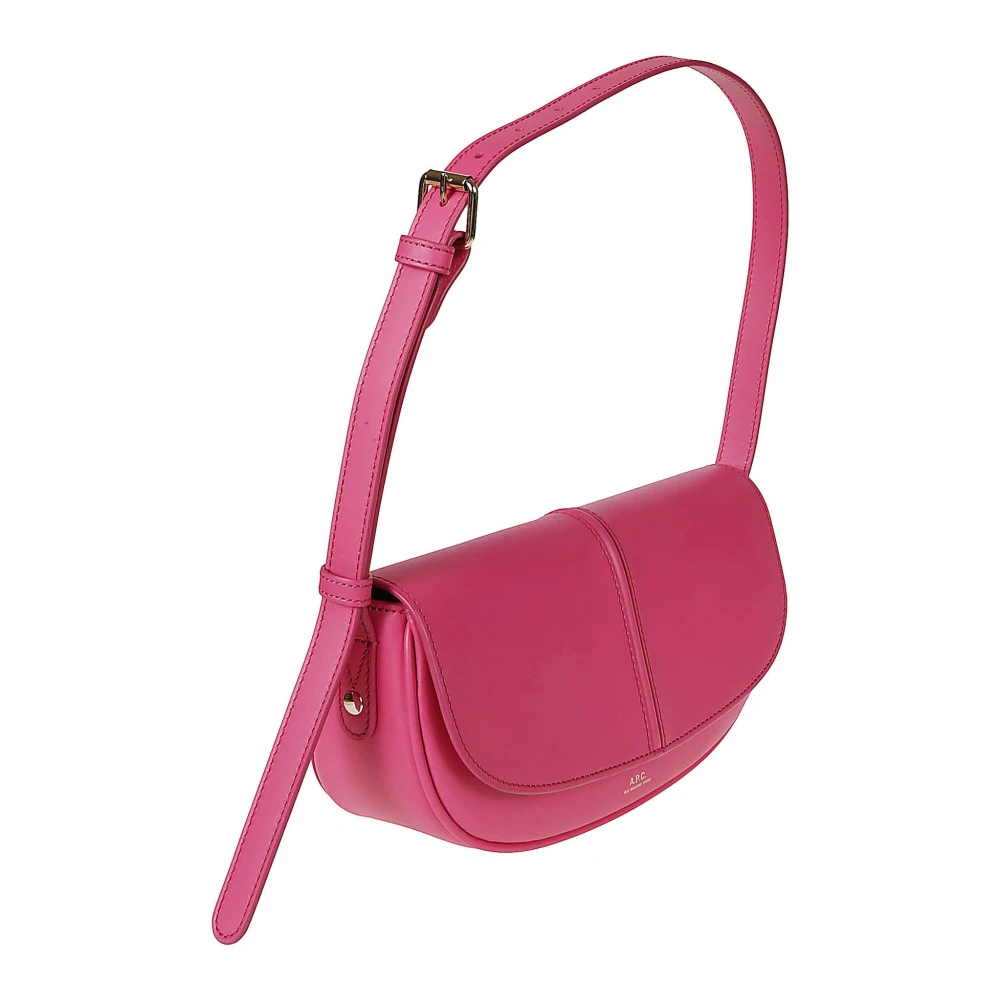 A.p.c. Stijlvolle schoudertas voor vrouwen Pink Dames
