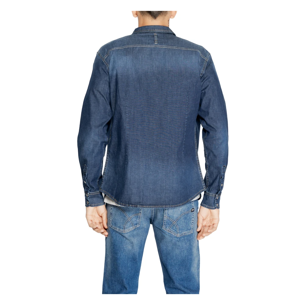 GAS Herenoverhemd Herfst Winter Collectie Blue Heren