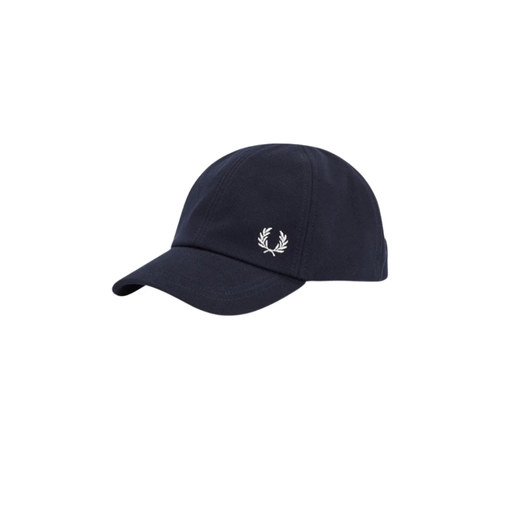 Fred Perry Broderad Laurel Baseball Cap Blue, Herr