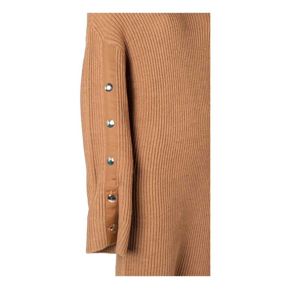 Liu Jo Elegante Midi Jurk Brown Dames