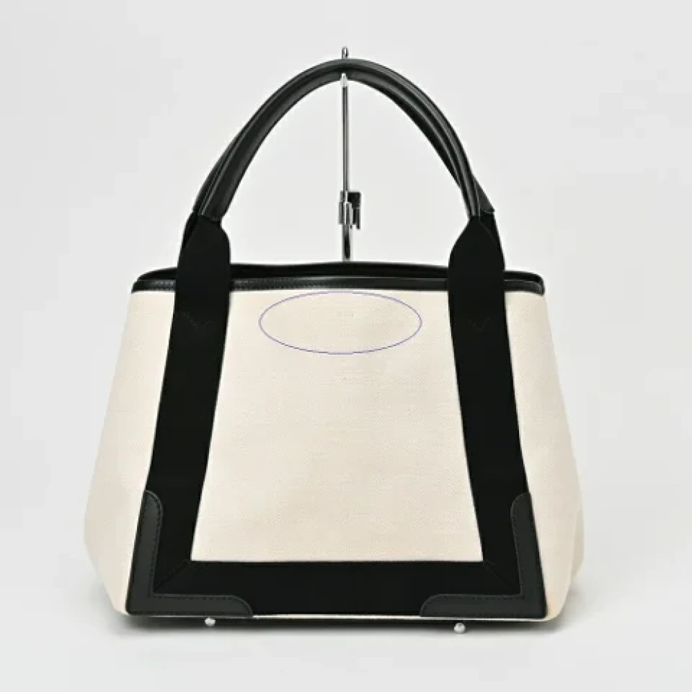 Balenciaga Vintage Pre-owned Canvas handbags Beige Dames