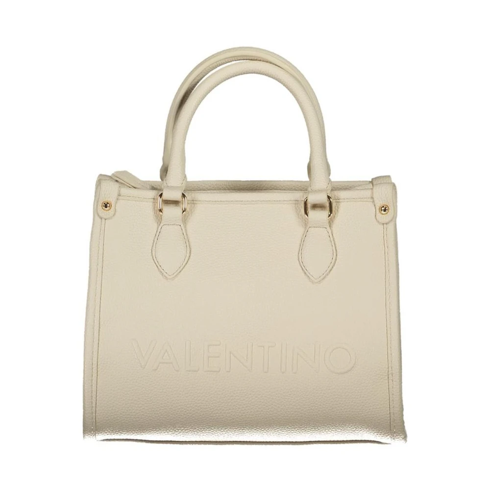 Valentino Women's Beige Handbags, One Size, Handbag Embossed Logo