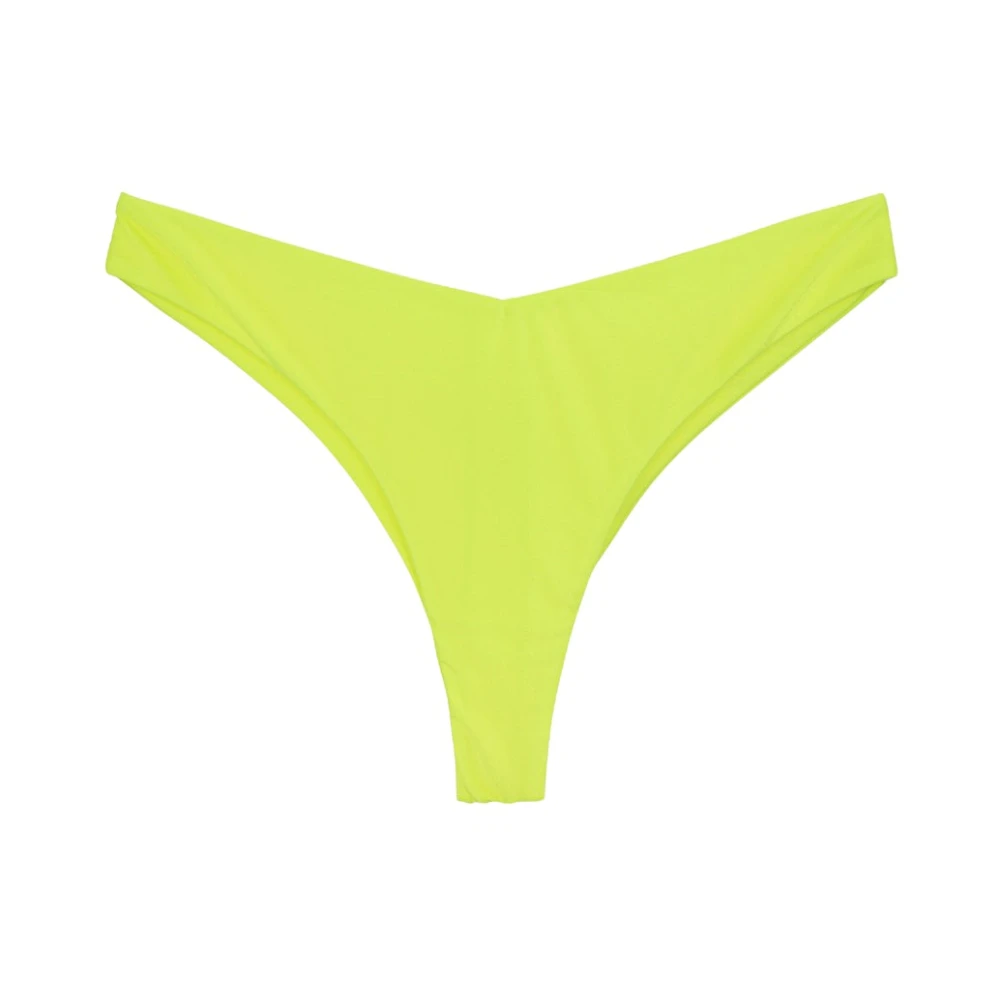 Me-Fui Fluorescerende gele Lycra bikinibroek Yellow Dames