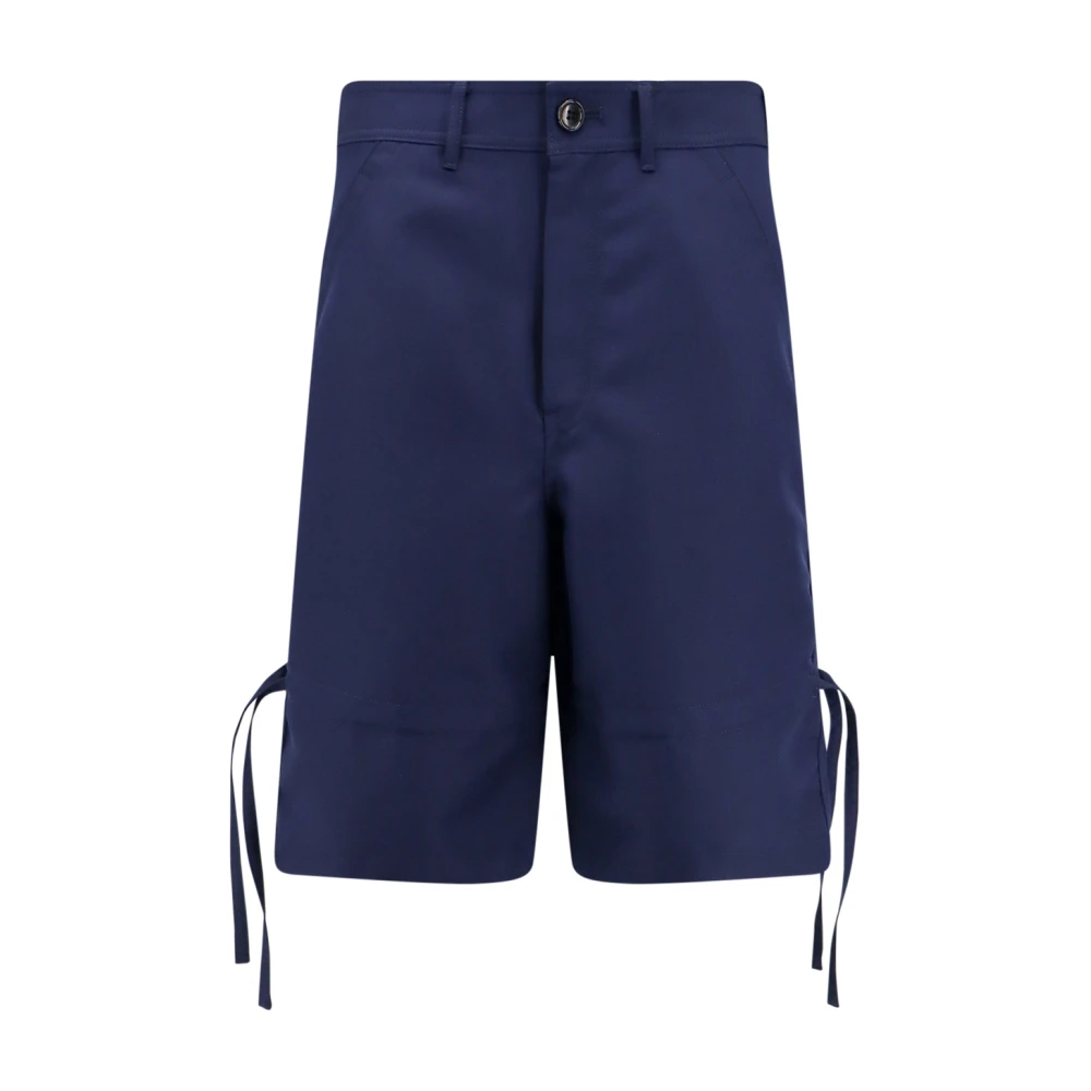 Comme des Garçons Blå Shorts med knapp och dragkedja Blue, Herr