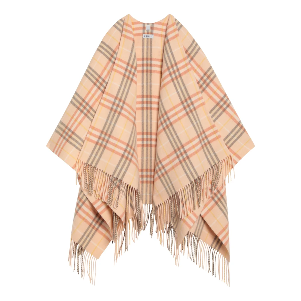 Burberry Stijlvolle Jas met Capuchon Beige Dames