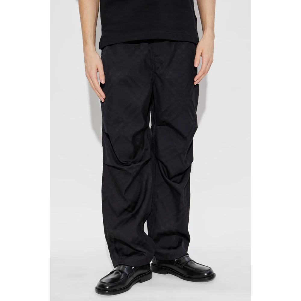 Burberry Dropped-crotch broek Black Heren