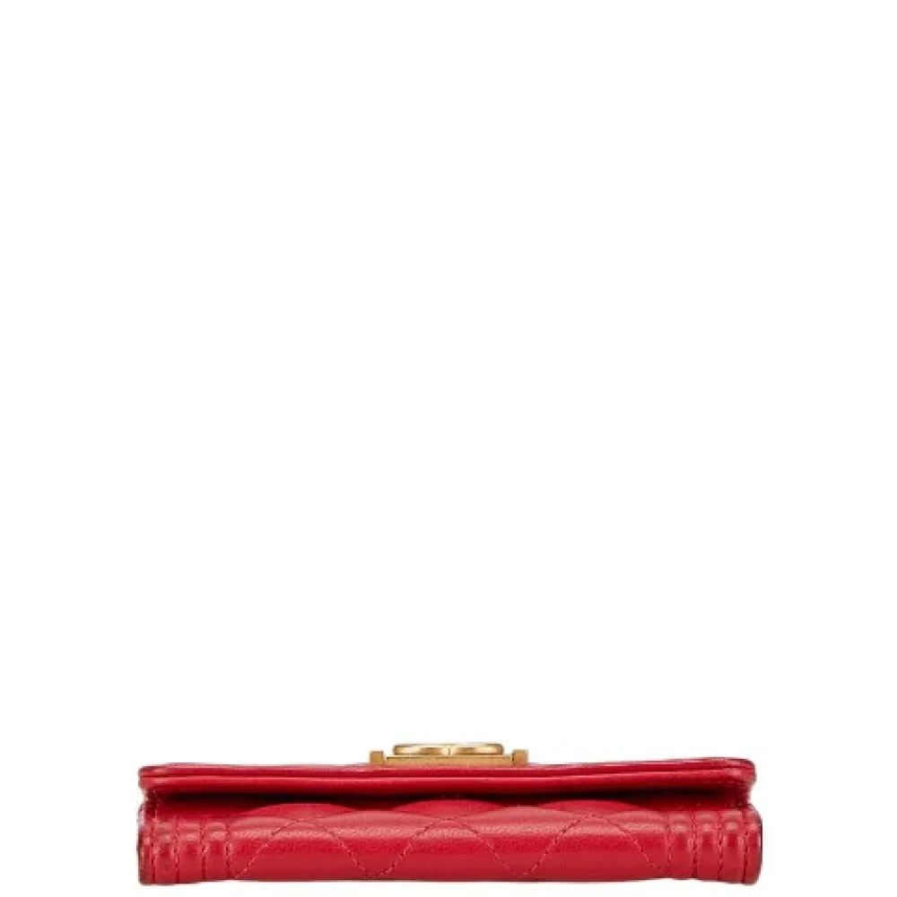 Chanel Vintage Pre-owned Leather wallets Pink Dames