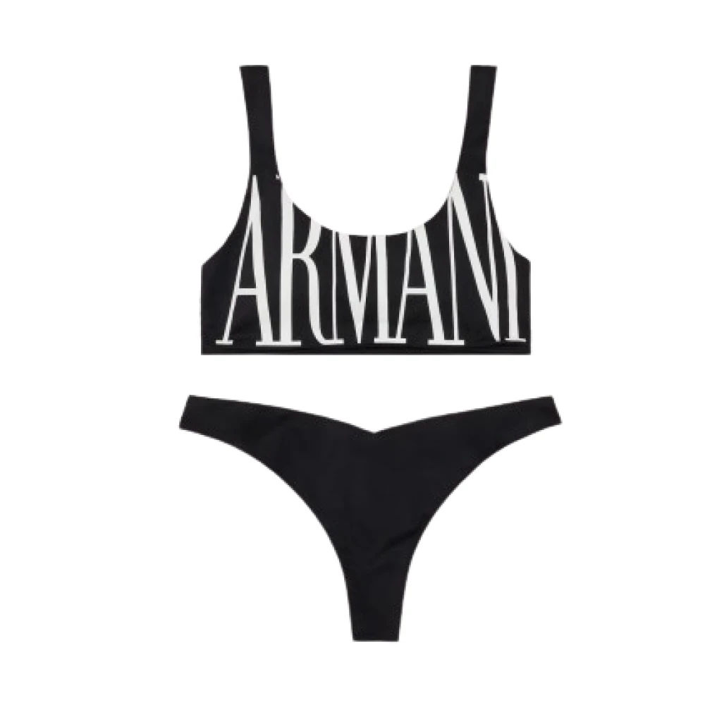 Emporio Armani Mujer Negro Trajes De Baño, Talla: L