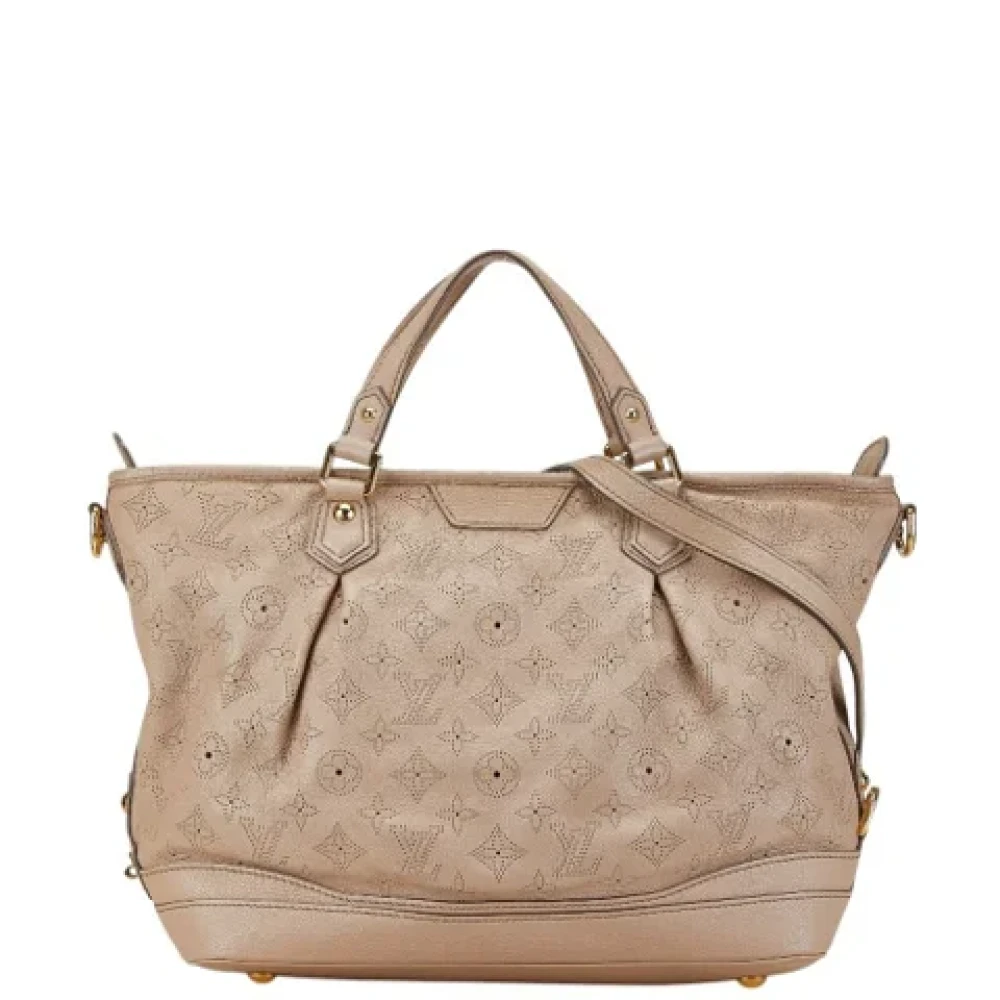 Louis Vuitton Vintage Pre-owned Canvas handbags Beige Dames