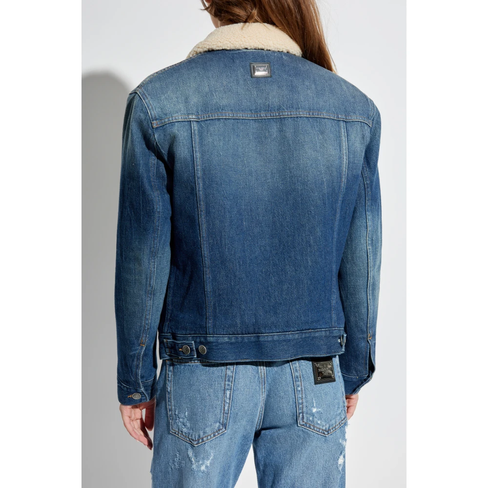 Dolce & Gabbana Denim jas Blue Dames