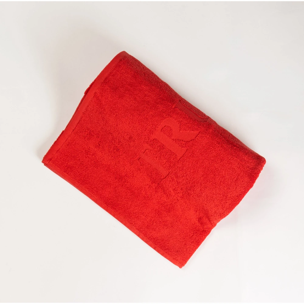 Trussardi Zomer Strandhanddoek Paars Unisex Red Unisex