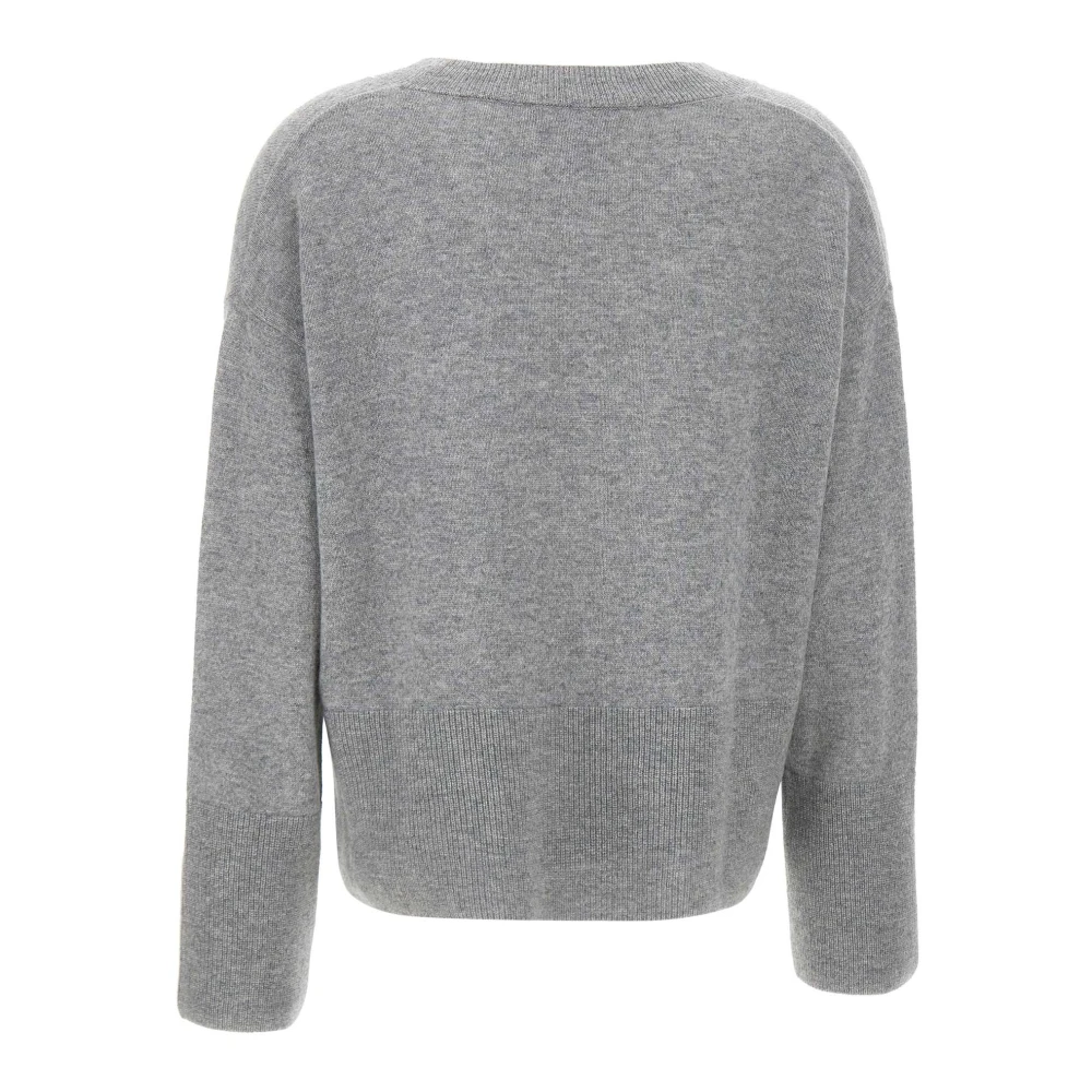 Kaos Kasjmier V-hals Trui Grijs Gray Dames