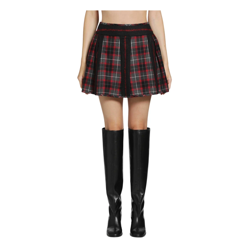 Vivienne Westwood Mini Bell Skirt - Female - Short Skirts - Red - Xs - Skirts