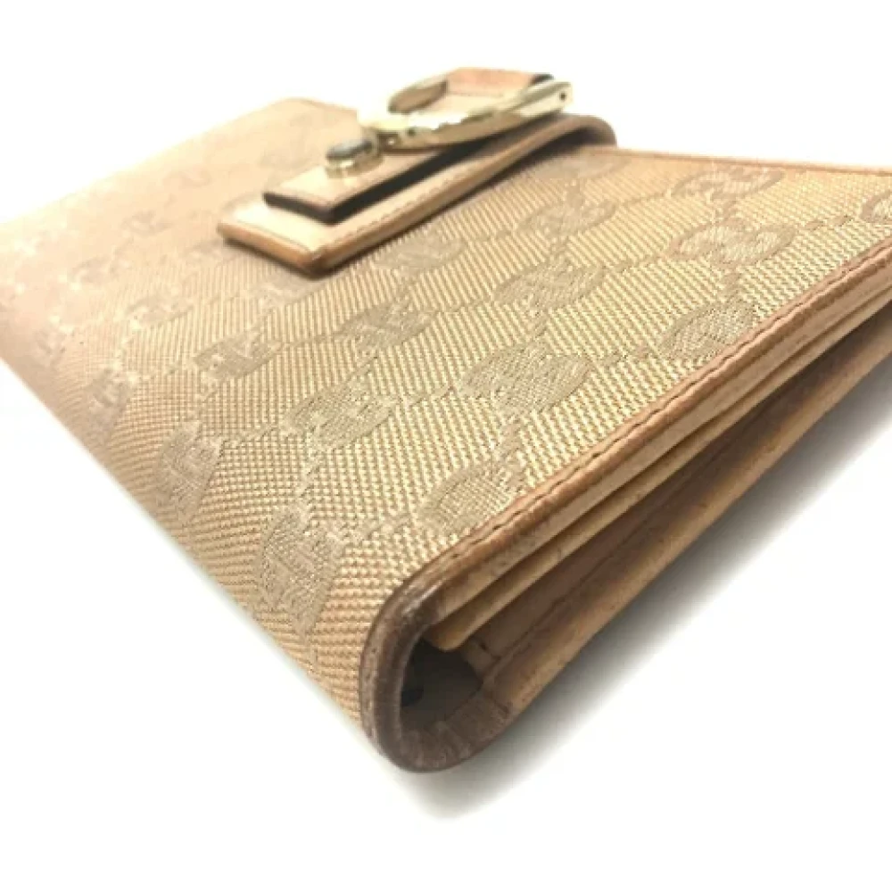 Gucci Vintage Pre-owned Canvas wallets Pink Dames