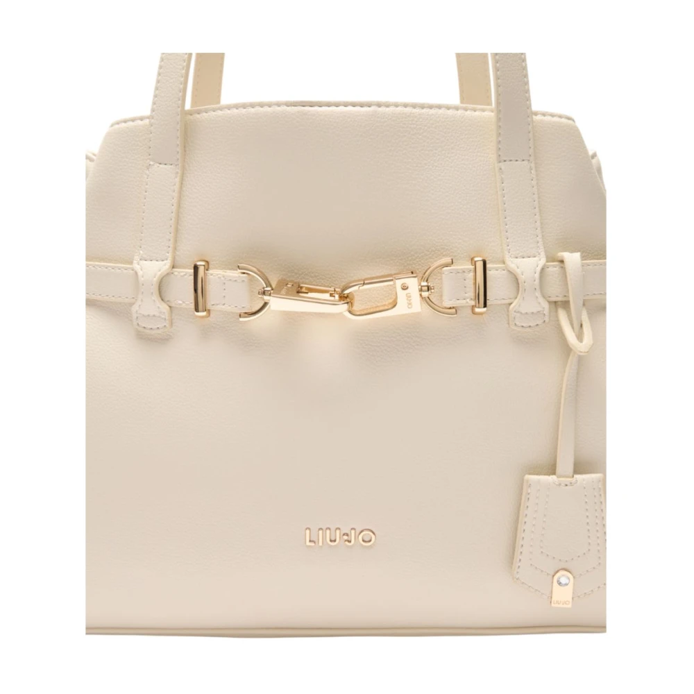 Liu Jo Stijlvolle Tote Tas met Ritsvak Beige Dames