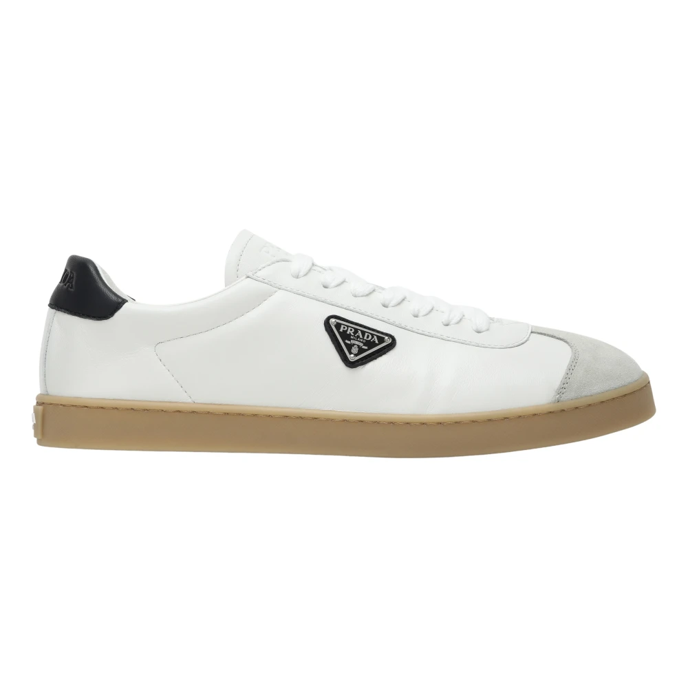 Prada Men's White Low-Top Trainers