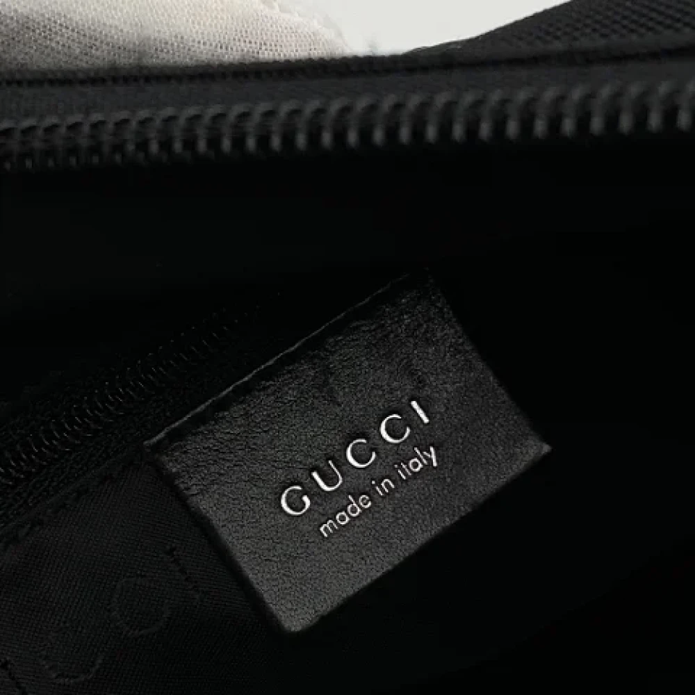 Gucci Vintage Pre-owned Fabric shoulder-bags Black Dames